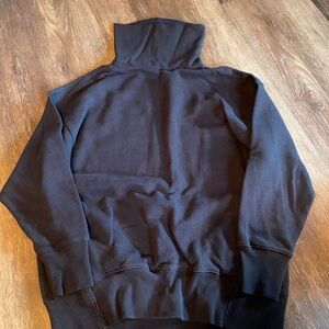 Aerie Dark Gray Turtleneck Sweatshirt